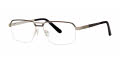 B.M.E.C. Big Mens Big Client Matte Gunmetal Silver Eyeglasses - Color Image