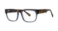B.M.E.C. Big Mens Big Canyon Grey Crystal/Tortoise Eyeglasses - Color Image