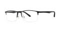 B.M.E.C. Big Mens Big Export Black Eyeglasses - Color Image