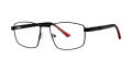 B.M.E.C. Big Mens Big Jump Black/Red Eyeglasses - Color Image