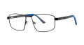 B.M.E.C. Big Mens Big Jump Gunmetal/Blue Eyeglasses - Color Image