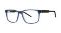 B.M.E.C. Big Mens Big Lake Navy Fst/Black Eyeglasses - Color Image
