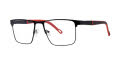 B.M.E.C. Big Mens Big Trip Black/Red Eyeglasses - Color Image