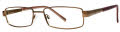 B.M.E.C. Big Mens Big Frank Brown Eyeglasses - Color Image