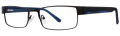 B.M.E.C. Big Mens Big News Matte Black Eyeglasses - Color Image