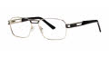 B.M.E.C. Big Mens Big Gesture Silver Black  Eyeglasses - Color Image
