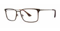 B.M.E.C. Big Mens Big Future Matte Brown-Gunmetal Eyeglasses - Color Image