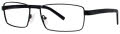 B.M.E.C. Big Mens Big Moment Matte Black Eyeglasses - Color Image