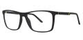 B.M.E.C. Big Mens Big Success Black Matte  Eyeglasses - Color Image
