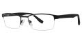 B.M.E.C. Big Mens Big Day Black Eyeglasses - Color Image