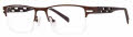 B.M.E.C. Big Mens BIG BURST Matte Brown/Grey Eyeglasses - Color Image