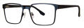 B.M.E.C. Big Mens BIG JACKPOT Matte Black/Grey Eyeglasses - Color Image