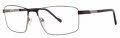 B.M.E.C. Big Mens BIG RUCKUS Gunmetal/Black Eyeglasses - Color Image