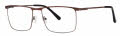 B.M.E.C. Big Mens BIG SPACE Brown/Gunmetal Eyeglasses - Color Image