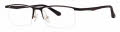 B.M.E.C. Big Mens BIG STAGE Matte Black Eyeglasses - Color Image