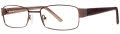 B.M.E.C. Big Mens Big Ben Brown Eyeglasses - Color Image