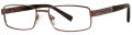 B.M.E.C. Big Mens Big Country Matte Brown  Eyeglasses - Color Image
