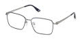 BMW BW5097-H Blue / Monocolor / Shiny Dark Ruthenium (092) Eyeglasses - Color Image