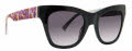 Badgley Mischka Bernadette Black Sunglasses - Color Image