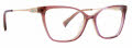 Badgley Mischka Noella Plum Eyeglasses - Color Image