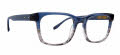 Badgley Mischka Alton Dark Blue Grey Eyeglasses - Color Image
