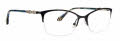 Badgley Mischka Celie Navy Eyeglasses - Color Image