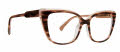 Badgley Mischka Cherelle Black Horn Eyeglasses - Color Image