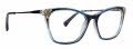 Badgley Mischka Fantina Navy Eyeglasses - Color Image