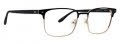 Badgley Mischka Luc Black Eyeglasses - Color Image