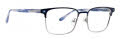 Badgley Mischka Luc Navy Eyeglasses - Color Image