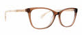 Badgley Mischka Tilda Coffee IF Eyeglasses - Color Image