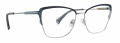 Badgley Mischka Vero Silver Eyeglasses - Color Image
