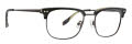 Badgley Mischka DeVille Black Horn Eyeglasses - Color Image