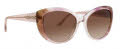 Badgley Mischka Charlina Blush Sunglasses - Color Image
