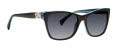 Badgley Mischka Maryse Black/Blue Sunglasses - Color Image