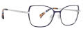 Badgley Mischka Cera Navy (NAV) Eyeglasses - Color Image