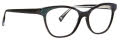 Badgley Mischka Delphina Black (BLK) Eyeglasses - Color Image