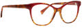 Badgley Mischka Delphina Brown Horn (BRH) Eyeglasses - Color Image