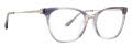 Badgley Mischka Harriette Blue (BLU) Eyeglasses - Color Image