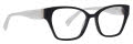 Badgley Mischka Victorine Black (BLK) Eyeglasses - Color Image