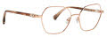 Badgley Mischka Vittoria Rose/Gold (RGD) Eyeglasses - Color Image