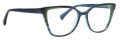 Badgley Mischka Vonne Blue Teal (BTA) Eyeglasses - Color Image