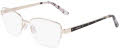Bebe BB5232 Gold (710) Eyeglasses - Color Image