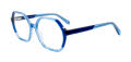 Benetton BEO 1109 Crystal Blue (649) Eyeglasses - Color Image