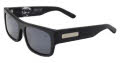 Black Flys Sen Flys (Menace Sign. Collab) Matte Black / Smoke Lens Sunglasses - Color Image