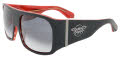Black Flys Fly Ambassador / Dennis Rodman Signature Model Matte Black Red with Smoke Gradient Lens Sunglasses - Color Image