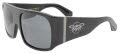 Black Flys Fly Ambassador / Dennis Rodman Signature Model Shiny Black with Smoke Polarized Lens Sunglasses - Color Image