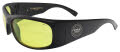 Black Flys Fly Ballistics 2 Matte Black with Yellow Lens Sunglasses - Color Image