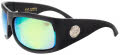 Black Flys Fly Coca Matte Black Blue Green Mirror Polarized Lens Sunglasses - Color Image