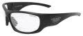 Black Flys Fly Defense Matte Black with Clear Lens Sunglasses - Color Image